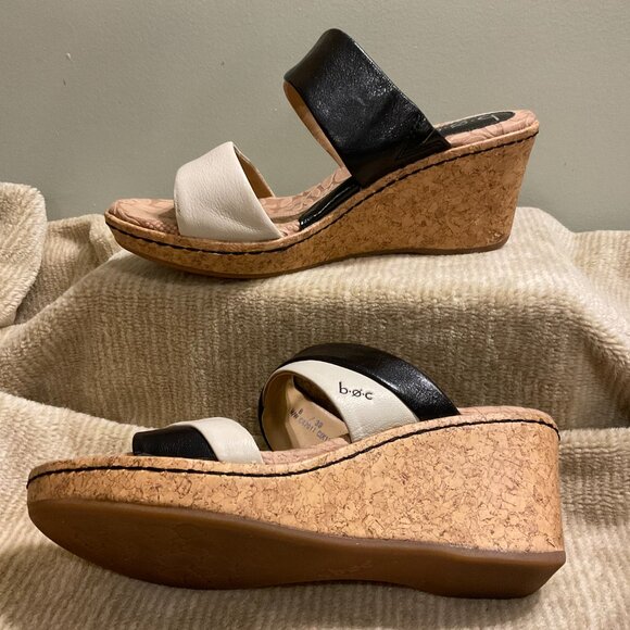 BOC  Cork Wedge Sandal Shoes - Picture 5 of 6